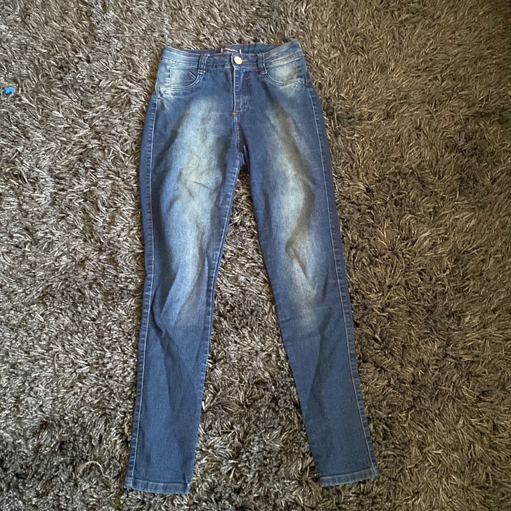 Dudalina blue bleached skinny jeans